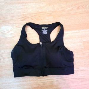 Tek gear: zip up sports bra